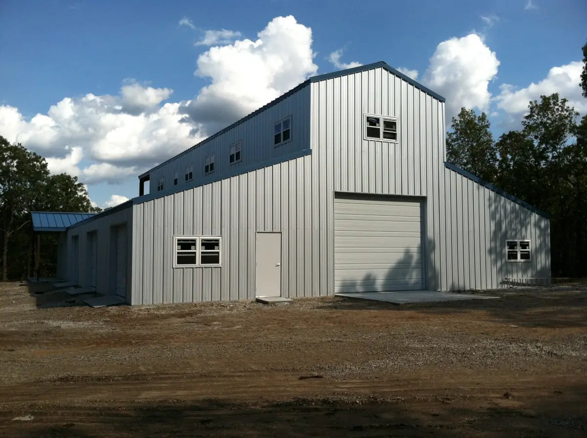 Metal building barn in nwa